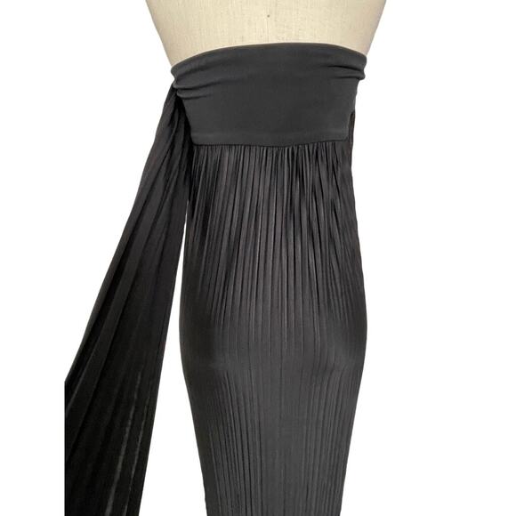 Sacha Drake Grecian Convertible Maxi Dress Pleated - Picture 8 of 11